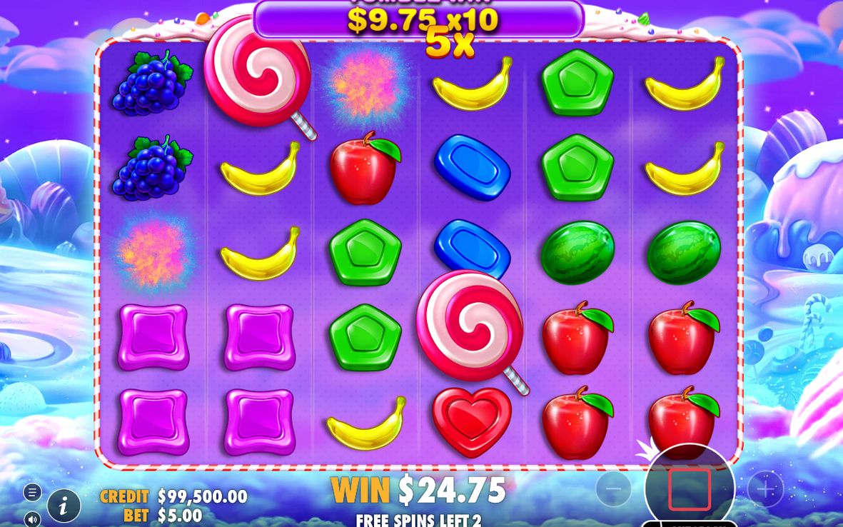 Free Spins-läget, där de särskilda rullbanden gäller